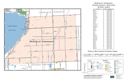 Donald Dale Milne McKinley Township, Huron County, Michigan digital map
