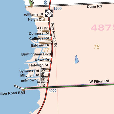 Donald Dale Milne McKinley Township, Huron County, Michigan digital map