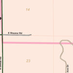 Donald Dale Milne Mills Township, Midland County, Michigan digital map