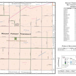 Donald Dale Milne Mount Forest Township, Bay County, MI digital map