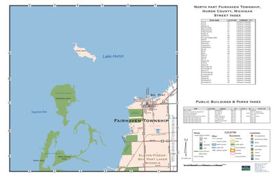 Donald Dale Milne North ½ Fairhaven Township, Huron County, Michigan digital map