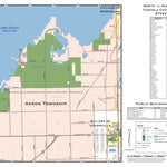 Donald Dale Milne North ½ of Akron Township, Tuscola County, Michigan digital map