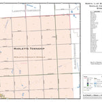 Donald Dale Milne North ½ of Marlette Township, Sanilac County, Michigan digital map