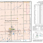 Donald Dale Milne Richland Township, Saginaw County, Michigan digital map