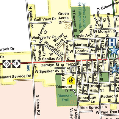 Donald Dale Milne Sanilac County, Michigan - Complete Township Maps bundle