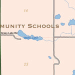 Donald Dale Milne Sherman Township, Gladwin County, Michigan digital map