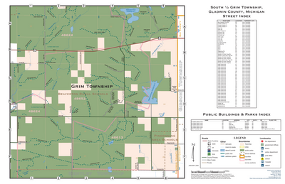 South ½ of Grim Township, Gladwin County, Michigan Preview 1