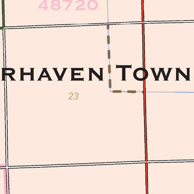 Donald Dale Milne South ½ Fairhaven Township, Huron County, Michigan digital map