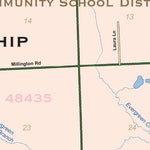 Donald Dale Milne Watertown Township, Tuscola County, Michigan digital map