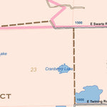 Donald Dale Milne Whitney Township, Arenac County, MI digital map