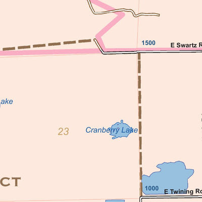 Donald Dale Milne Whitney Township, Arenac County, MI digital map