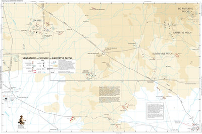 Doug Stone GOLD MAPS Sandstone-SIX MILE-plain Goldfield digital map