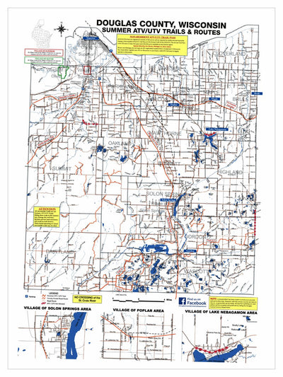 Douglas County Forestry 2020-2021 Douglas County Summer ATV Trail Map digital map