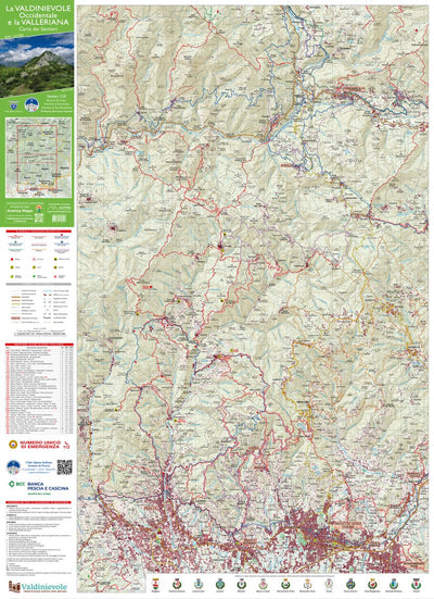 Carta dei Sentieri Valdinievole Valleriana Preview 1