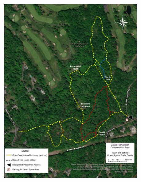 Grace Richardson Conservation Area - Fairlfield, CT Map by DuBois ...