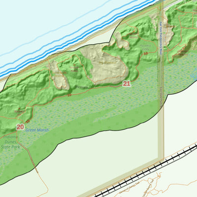 Mile 17-30 - Dunes Long Trail - State Park to MI City Preview 3