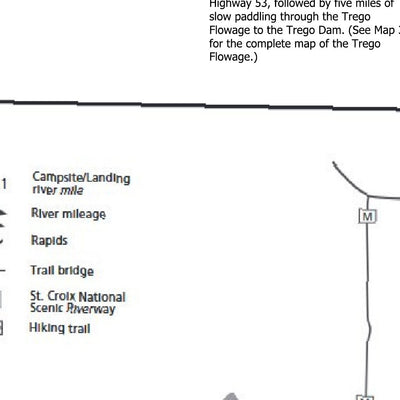 Namekagon - St Croix National Riverway - Canoe/Kyaking Combination of Govt Maps 1 2 3 Preview 2