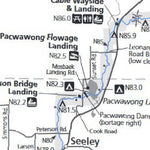 Namekagon - St Croix National Riverway - Canoe/Kyaking Combination of Govt Maps 1 2 3 Preview 3