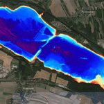 Навігація Рибалки Dzierżno Duze. Mapa głębokości digital map