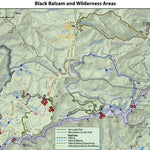 Earth Geographics Black Balsam Map 8 by6 52k digital map