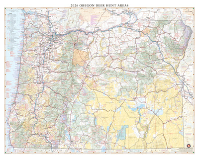 2026 Oregon Deer Hunt Areas Map Preview 1