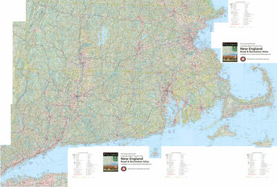 Massachusetts, Connecticut, and Rhode Island Landscape Maps Preview 1