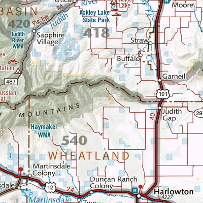 Montana Recreation Map Preview 2