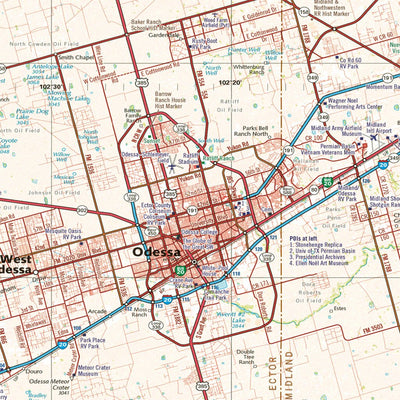 West Texas Atlas Landscape Maps Preview 3