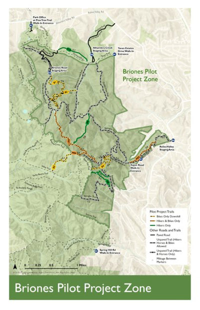 EBRPD Briones Pilot Project digital map