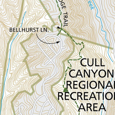 EBRPD Cull Canyon Regional Recreation Area digital map