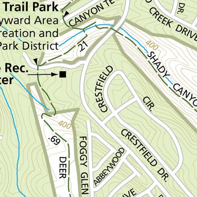 EBRPD Five Canyons Open Space digital map