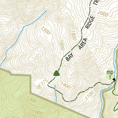 EBRPD Mission Peak Regional Preserve digital map