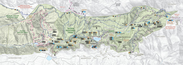 Tilden Regional Park Map by EBRPD | Avenza Maps