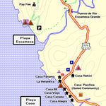 Eco Travel Maps Rivas Department South, Nicaragua bundle