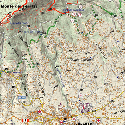 Edizioni il Lupo S. R. L. N° 23 CASTELLI ROMANI - COLLI ALBANI digital map