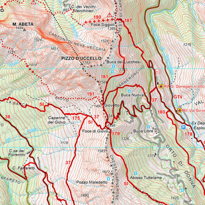 Edizioni Multigraphic - Dixco srl Alpi Apuane Settentrionali - Foglio Ovest digital map