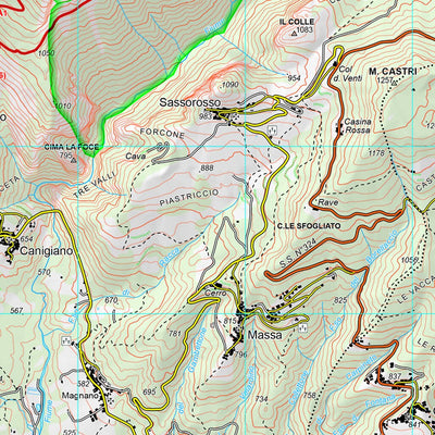 CARTA 18 APPENNINO TOSCO-EMILANO MODENESE E DELLA GARFAGNANA - FOGLIO OVEST Preview 2