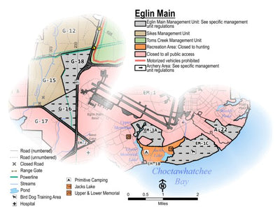 Eglin AFB FY24 Eglin AFB: East River Management Unit (2023-2024) digital map