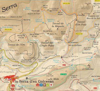 el Tossal Cartografies Serratella. Alt Maestrat digital map