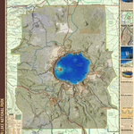 Crater Lake National Park - Visitor Map Preview 1