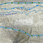 Teacup Nordic And Pocket Creek Mount Hood National Forest Winter Map Preview 2