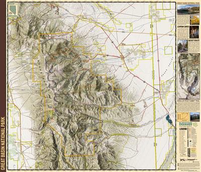 Great Basin National Park Visitor Map Preview 1