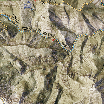 Great Basin National Park Visitor Map Preview 3