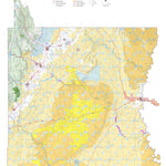 Emery County Travel, UT Emery County Road Base Map digital map