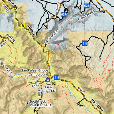 Motorized Routes Map, Emery County Preview 2