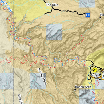 Motorized Routes Map, Emery County Preview 3