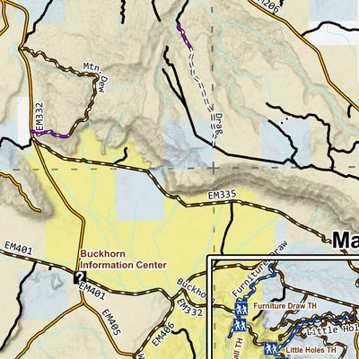 Non-Motorized Trails Map, Emery County, Utah Preview 2