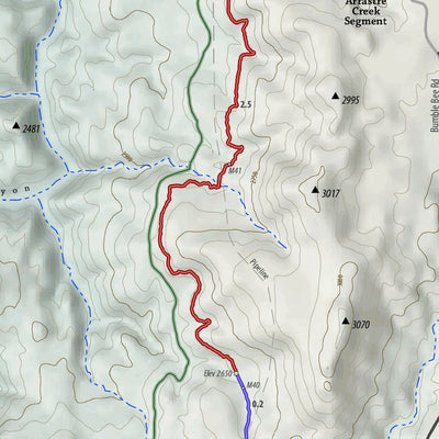 Emmitt Barks Cartography Black Canyon National Recreation Trail digital map