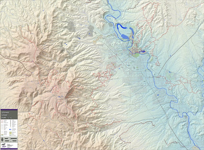 Cottonwood - Clarkdale - Jerome Trails Map Preview 1