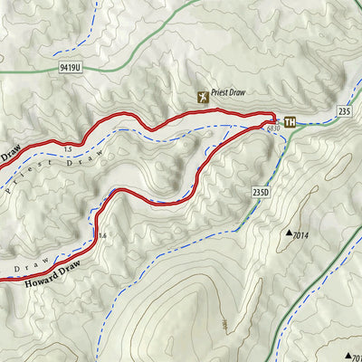 Emmitt Barks Cartography Kelly Motorized Trail System digital map